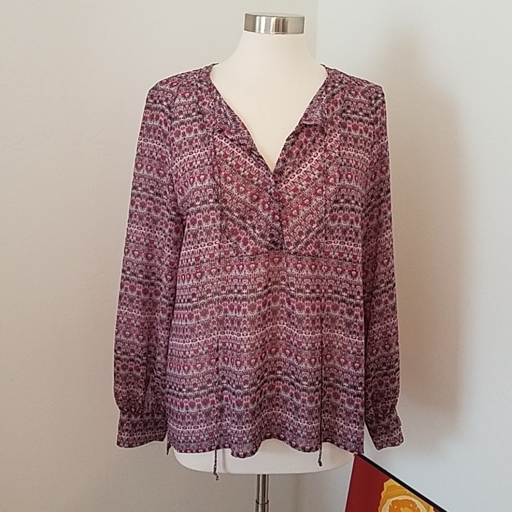 Violet & Claire | Semi Sheer Top